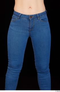 Rania blue jeans casual dressed hips thigh 0001.jpg